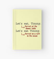 Funny Punctuation Grammar Humor Hardcover Journal