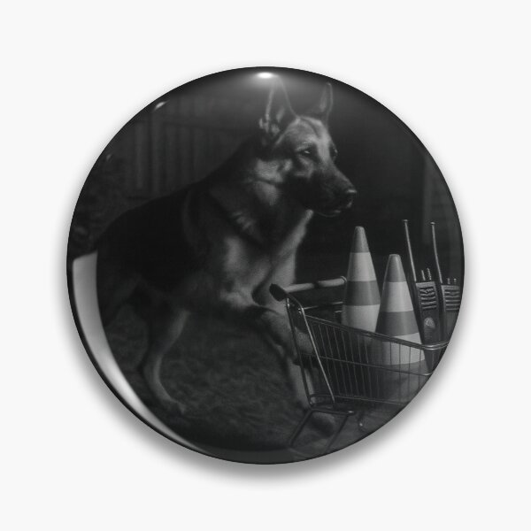 Item preview, German Shepherd Surveillance Cart Mystery designed and sold by Flying Doggo.