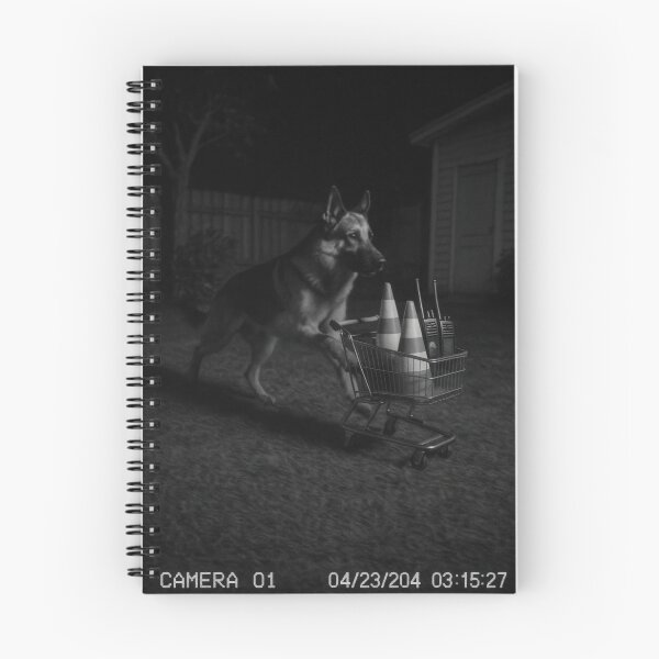 Item preview, German Shepherd Surveillance Cart Mystery designed and sold by Flying Doggo.