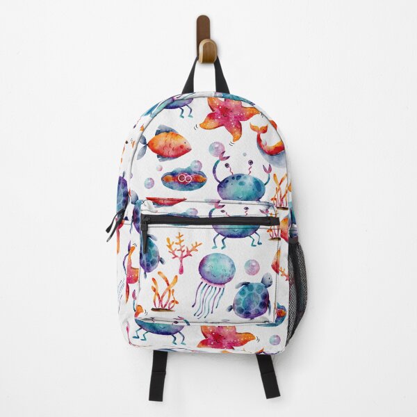Item preview, Watercolor Cute Marine Animals designed and sold by Farissa Designs.