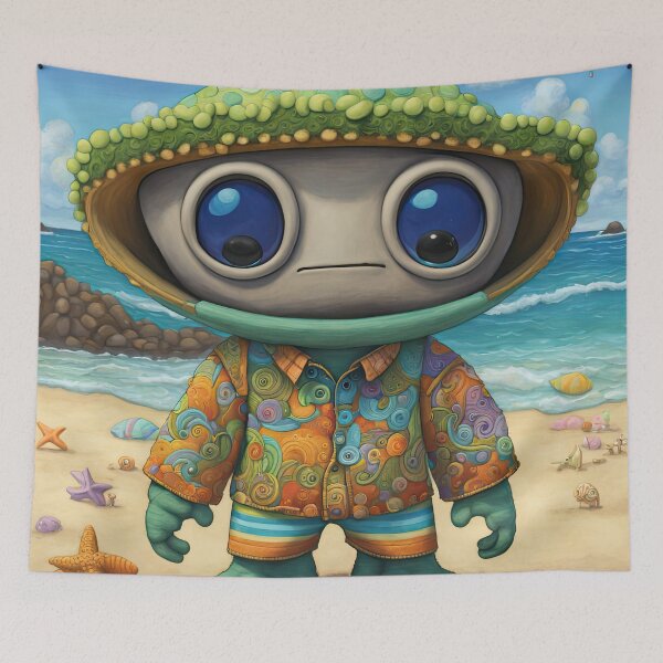 Item preview, Alien in Hawaii designed and sold by Colin Bentham.