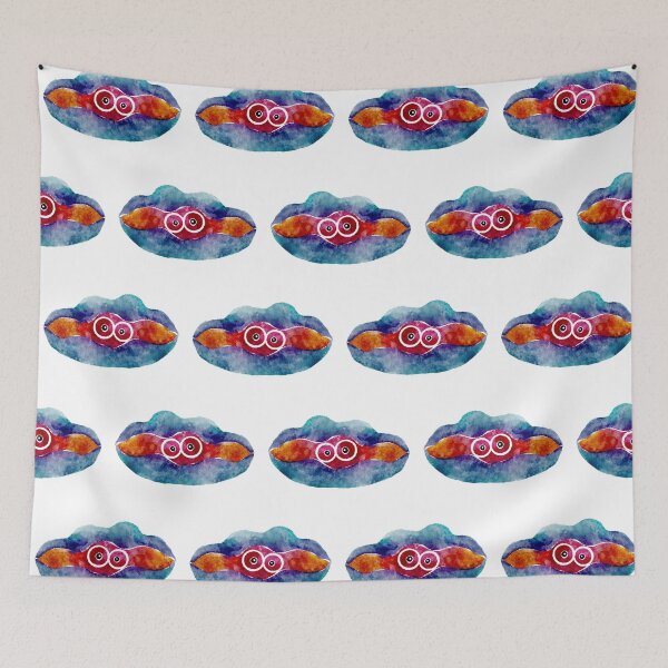 Item preview, Watercolor Cute Clam Shells designed and sold by Farissa Designs.