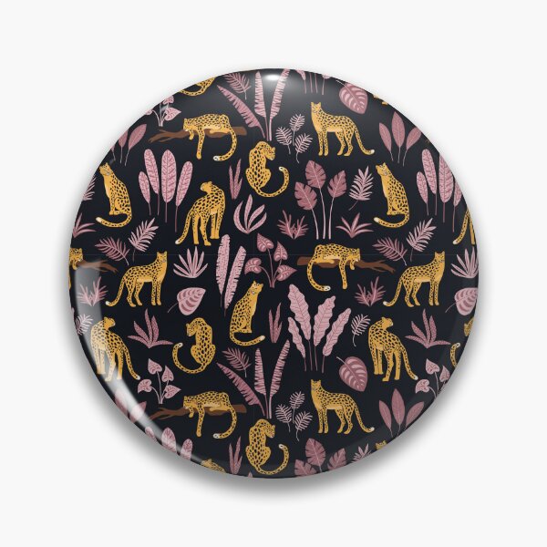 Item preview, Cheetahs & Tropical Foliage Pattern designed and sold by NicolaZhukov.