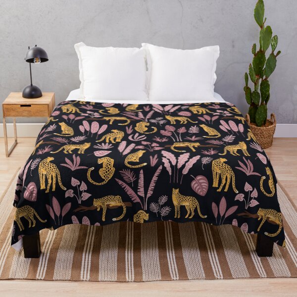 Item preview, Cheetahs & Tropical Foliage Pattern designed and sold by NicolaZhukov.