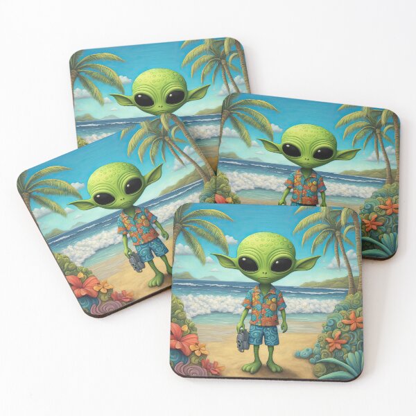 Item preview, Alien in Hawaii designed and sold by Colin Bentham.