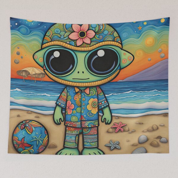 Item preview, Alien in Hawaii designed and sold by Colin Bentham.