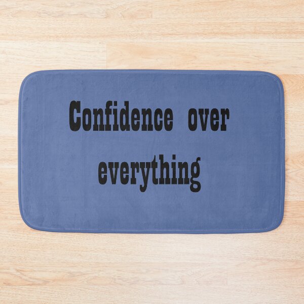 Item preview, Confidence Over Everything – Alpha Quote designed and sold by ArtNestVerse.