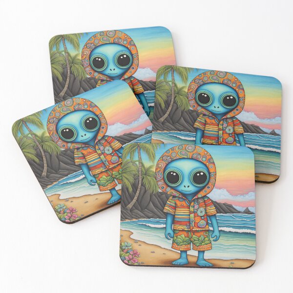 Item preview, Alien in Hawaii designed and sold by Colin Bentham.