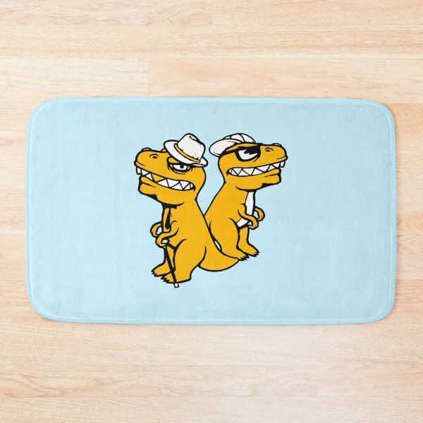 Item preview, Two Evil Dino T-Rex Gangster Boss Criminal Gang designed and sold by shirt-o-mat.