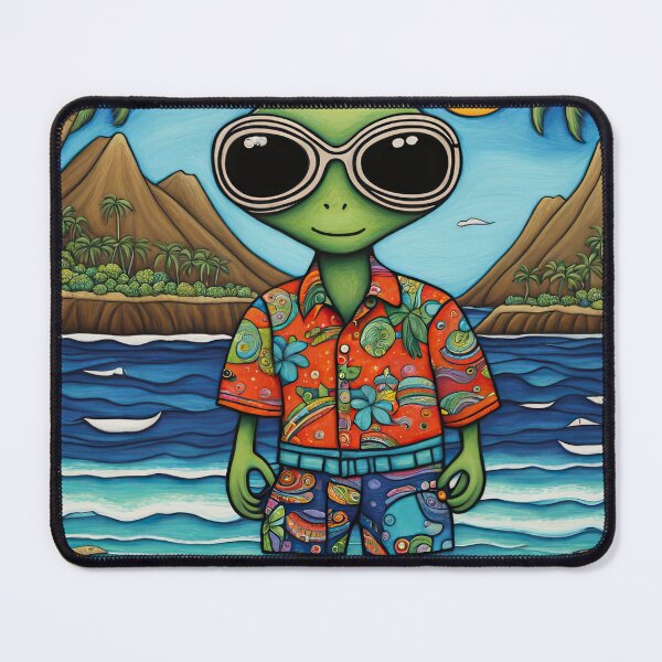 Item preview, Alien in Hawaii designed and sold by Colin Bentham.