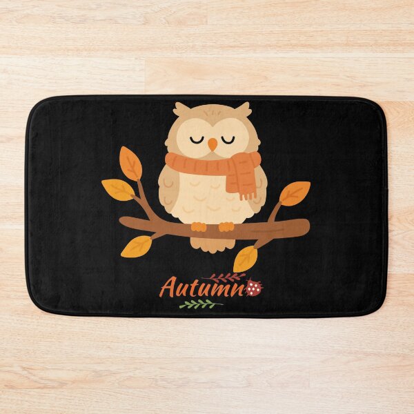 Item preview, Cozy Autumn Owl with Scarf T-Shirt | Cute Fall Leaves Thanksgiving Tee designed and sold by FestivityFinds.