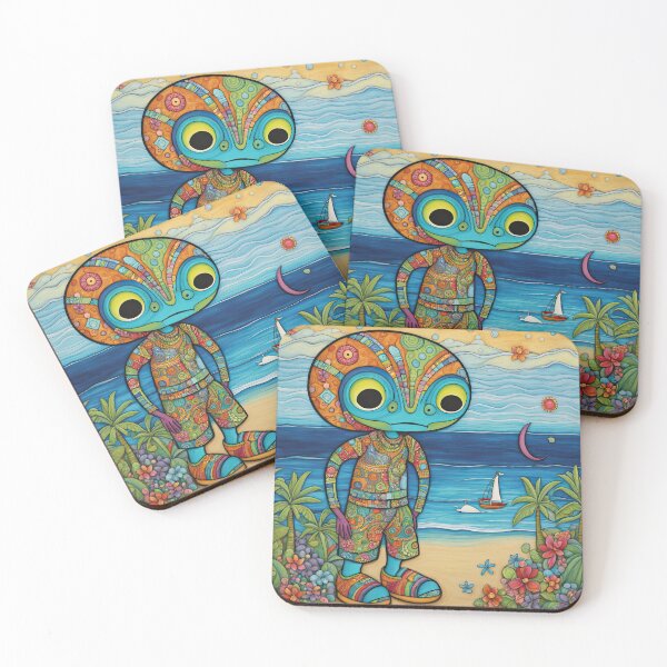 Item preview, Alien in Hawaii designed and sold by Colin Bentham.