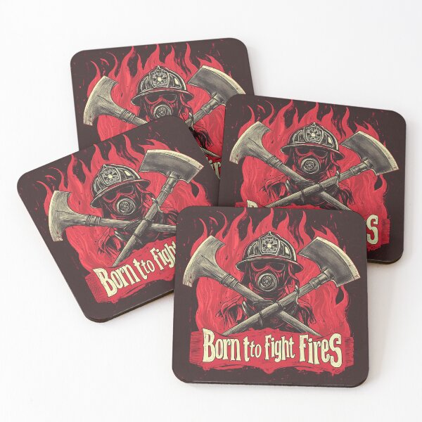 Item preview, Born to fight fires  designed and sold by HalsandTyCustom.