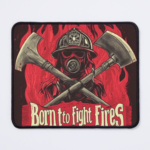 Item preview, Born to fight fires designed and sold by HalsandTyCustom.