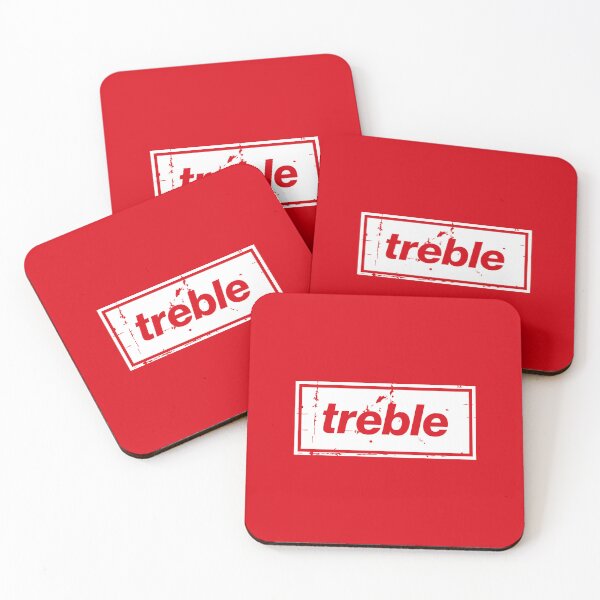 Item preview, United Treble Football Oasis Indie Music Manchester White designed and sold by Butter Creative.