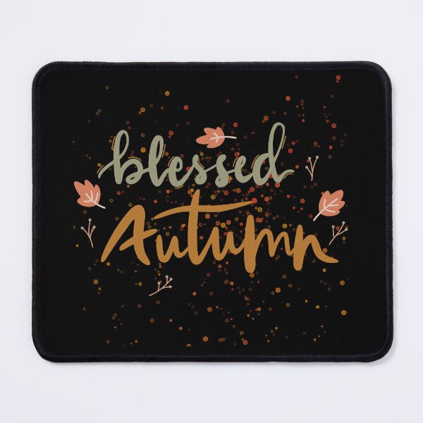 Item preview, Blessed Autumn Fall Season Quote T-Shirt – Cozy Autumn Leaves Design designed and sold by FestivityFinds.