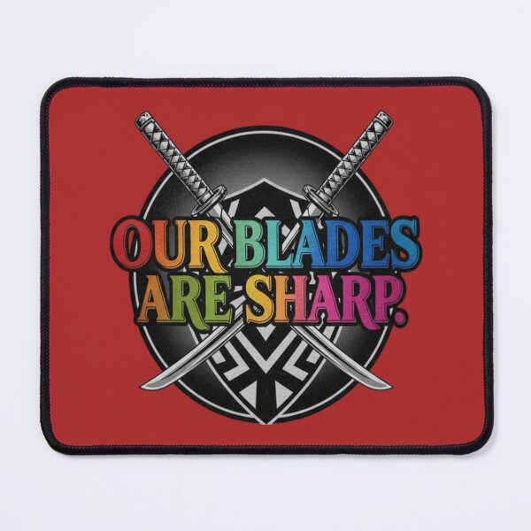 Item preview, LGBTQ Pride Katana Swords Warrior Design designed and sold by PrintBreeze.