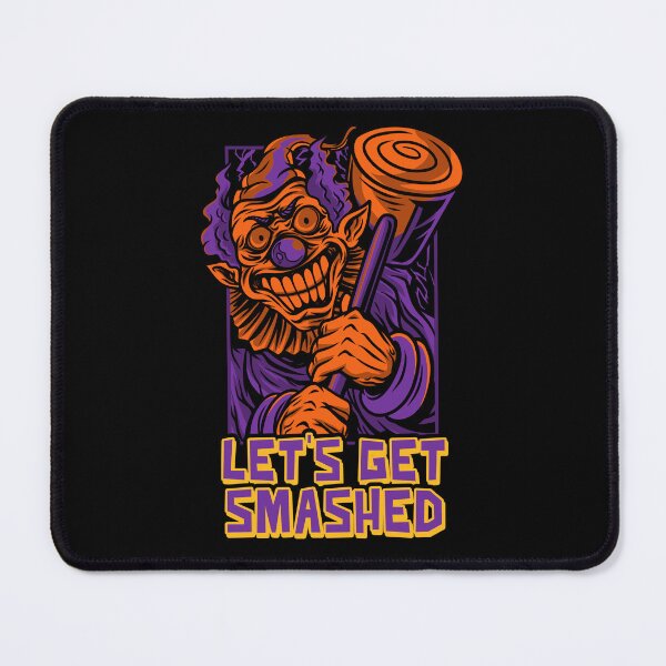 Item preview, Let’s Get Smashed — Crazy Horror Clown Halloween designed and sold by Hintotees.
