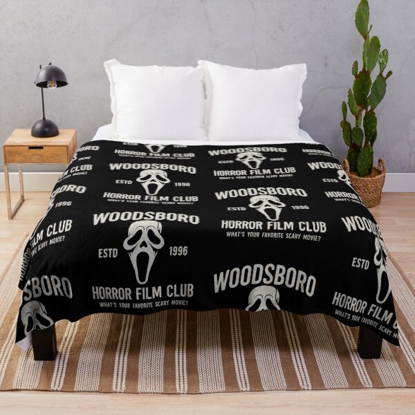 Item preview, Woodsboro Horror film Club Scary halloween gift, ghostface Woodsboro designed and sold by LuxeGraphix.