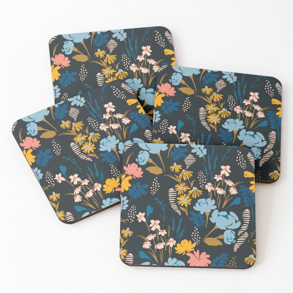Item preview, Floral Carnival on Dark Canvas designed and sold by NicolaZhukov.