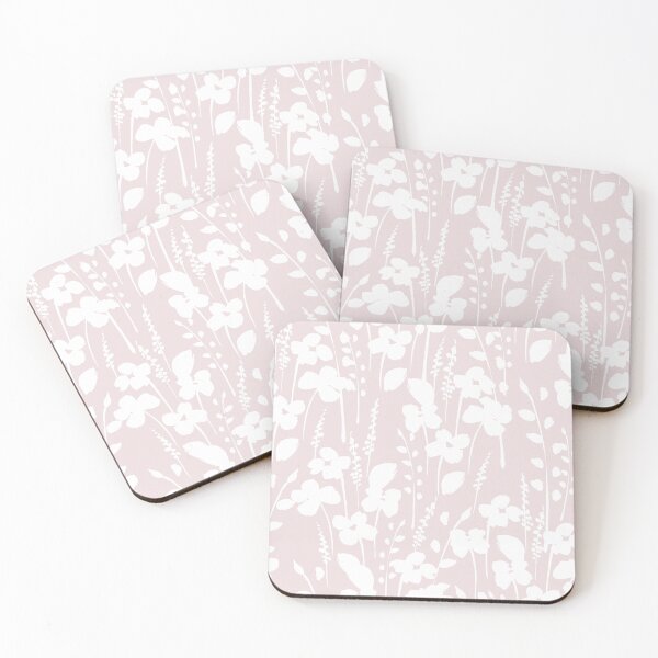 Item preview, White Daisies on Blush Pink designed and sold by NicolaZhukov.