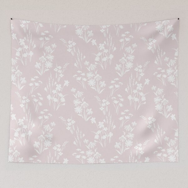 Item preview, White Daisies on Blush Pink designed and sold by NicolaZhukov.