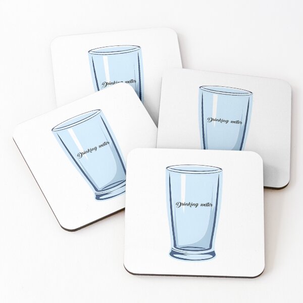 Item preview, Glass of Drinking Water Illustration designed and sold by nighttime1990.