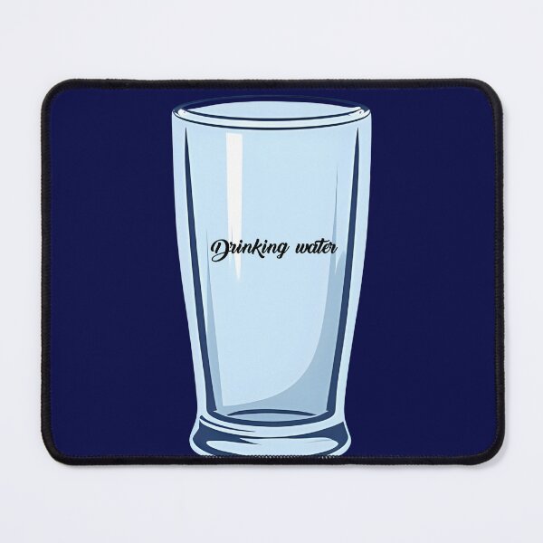 Item preview, Glass of Drinking Water Illustration designed and sold by nighttime1990.