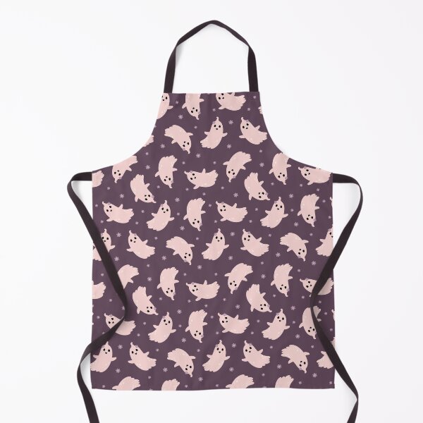 Item preview, Pink Halloween Ghost Pattern designed and sold by Julza Art.