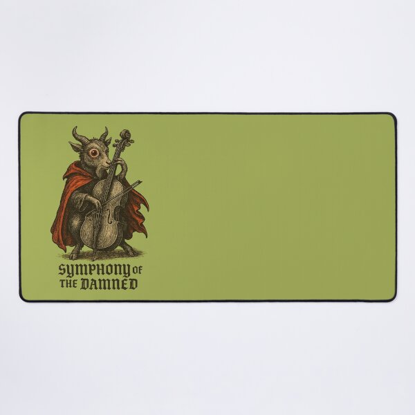 Item preview, Demonic Goat Playing Cello designed and sold by Meandmyshop.