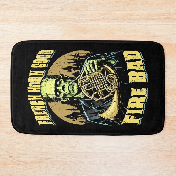 Item preview, French Horn Good Fire Bad Funny Hornist Player Frankenstein designed and sold by GrandeDuc.