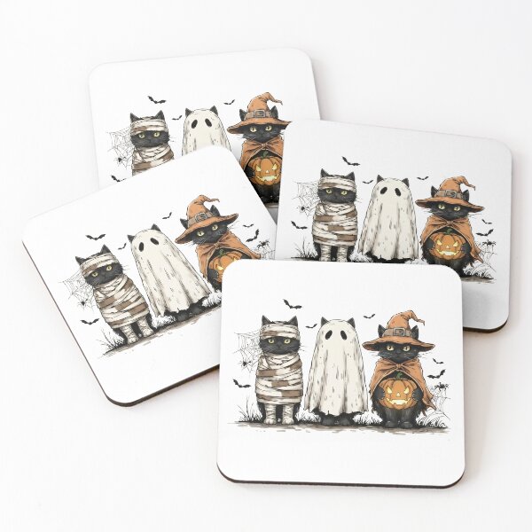 Item preview, Halloween Cats in Costume designed and sold by patternprint1.