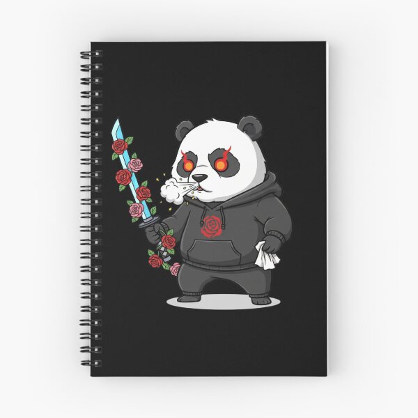 Item preview, Funny Rose Samurai Panda – Cyberpunk Anime Floral Design designed and sold by ColorSplash123.