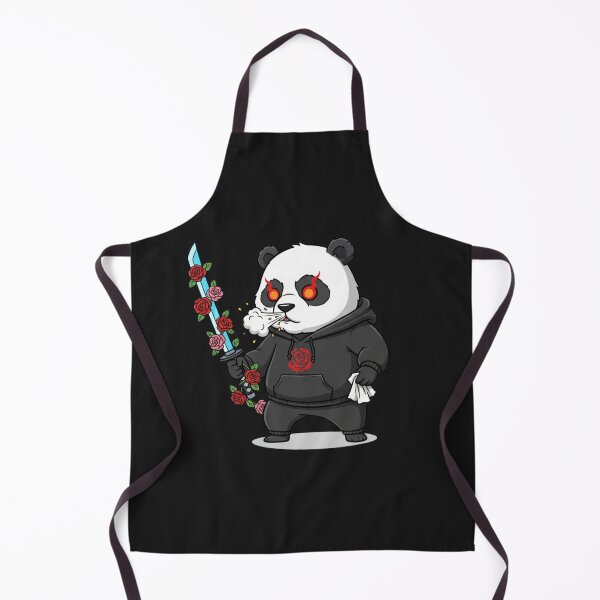 Item preview, Funny Rose Samurai Panda – Cyberpunk Anime Floral Design designed and sold by ColorSplash123.