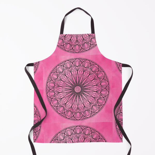 Item preview, Blush pastel Pink watercolor vibrant Indian Mandala Design Sacred Geometry Flower Geometric Pattern Meditation Boho Art designed and sold by DivineMandala.