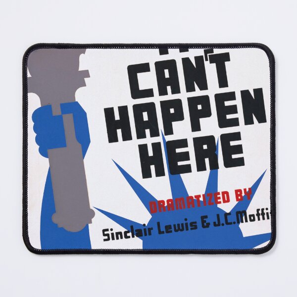 Item preview, Vintage Art Deco Poster | It Cant Happen Here | Sinclair Lewis Drama | Federal Theatre Project | WPA | 1930s Political Art designed and sold by artofuniverse.