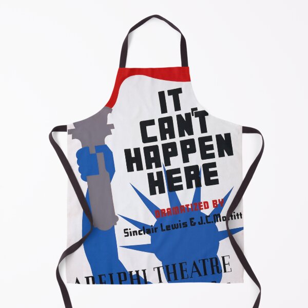 Item preview, Vintage Art Deco Poster | It Cant Happen Here | Sinclair Lewis Drama | Federal Theatre Project | WPA | 1930s Political Art designed and sold by artofuniverse.