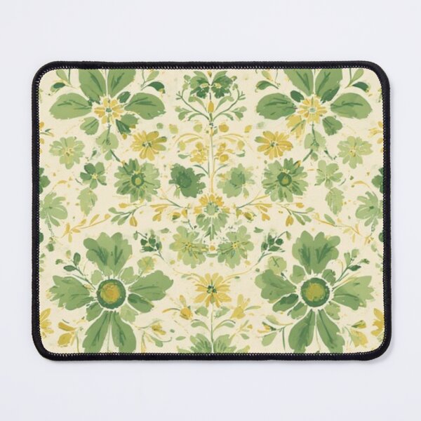 Item preview, Timeless Green and Yellow Floral Pattern designed and sold by Virtuals1.