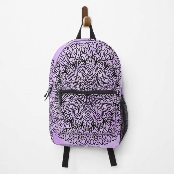 Item preview, Pastel Purple watercolor spiritual Bohemian Mandala Art Intricate Pattern Flower Spiritual Abstract Decorative Design designed and sold by DivineMandala.
