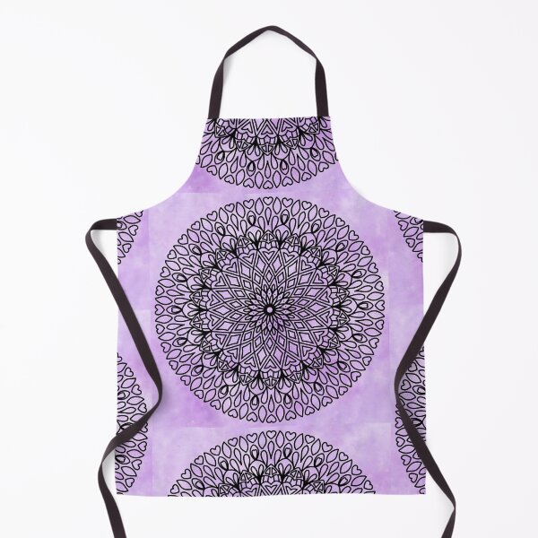 Artikelvorschau, Pastell Lila Aquarell spirituelles Bohemian Mandala Art Kompliziertes Muster Blume Spirituelles Abstraktes Dekoratives Design entworfen und verkauft von DivineMandala.
