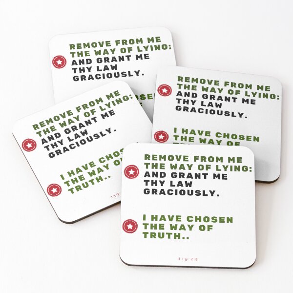 Item preview, Psalms 119:29-30 designed and sold by Undonemadenew.