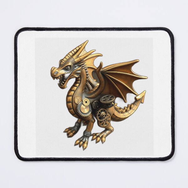 Item preview, Steampunk Dragon with Gears and Clocks designed and sold by sharon1210.