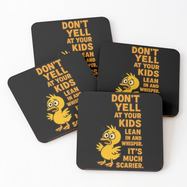 Item preview, Funny Parenting Duck – Don’t Yell at Your Kids Whisper Instead designed and sold by TeeTimeTreasure.