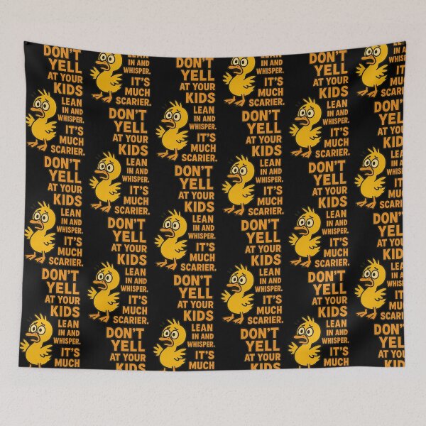Item preview, Funny Parenting Duck – Don’t Yell at Your Kids Whisper Instead designed and sold by TeeTimeTreasure.