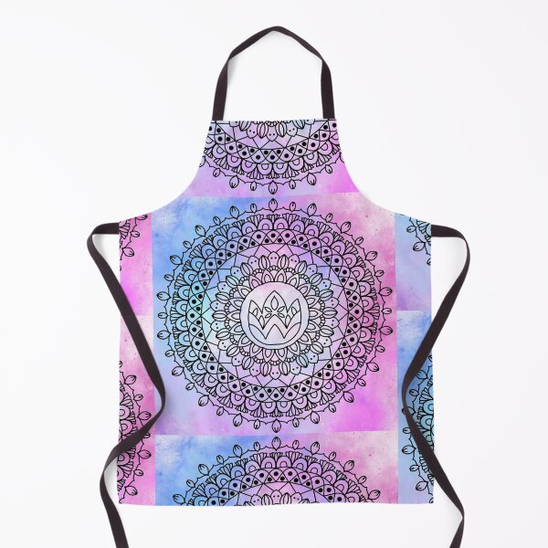 Artikelvorschau, Bunte Aquarell Pastell Mandala Blume Indische Zen Geometrische Design entworfen und verkauft von DivineMandala.