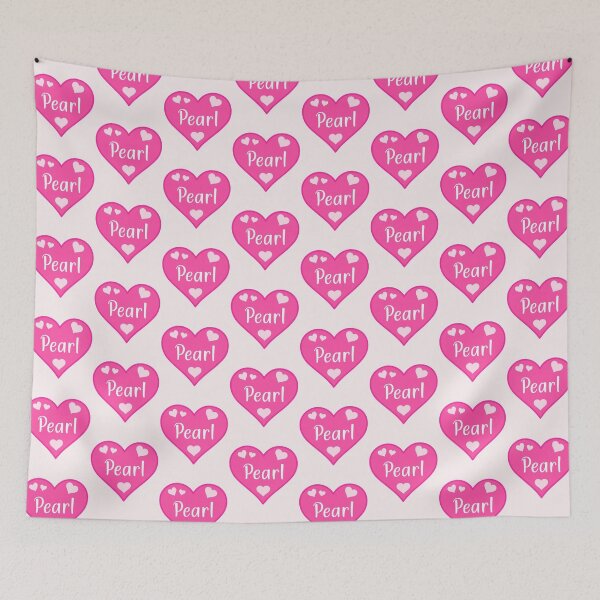 Item preview, Pearl Name Pink Heart  designed and sold by Jeallan Designs.