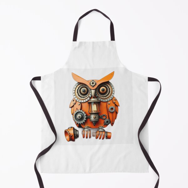 Item preview, Steampunk Owl with Gears and Lanterns designed and sold by sharon1210.