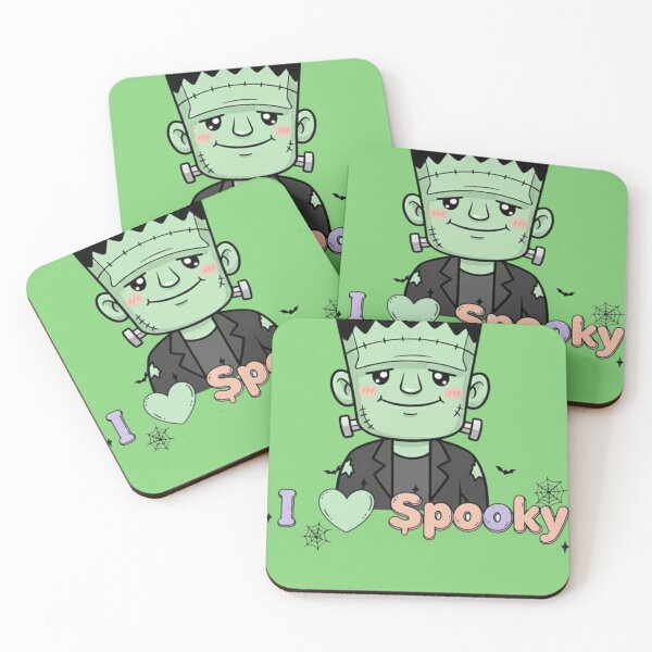 Item preview, I Love Spooky Frankenstein Kawaii  designed and sold by Too Kool Designing .