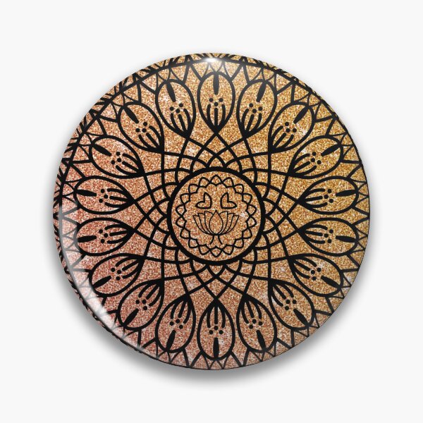 Item preview, Yellow girly Mandala abstract Floral  Decorative Design designed and sold by DivineMandala.