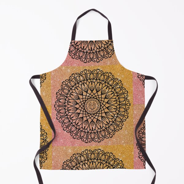 Item preview, Yellow girly Mandala abstract Floral Decorative Design designed and sold by DivineMandala.